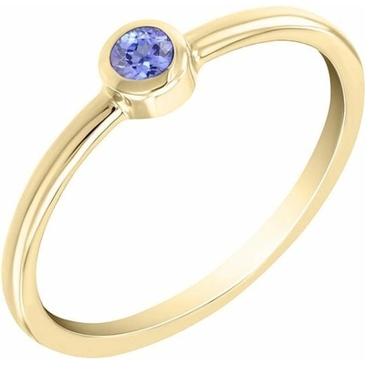 Eppi Zlatý prsten s tanzanitem Emilien R36319