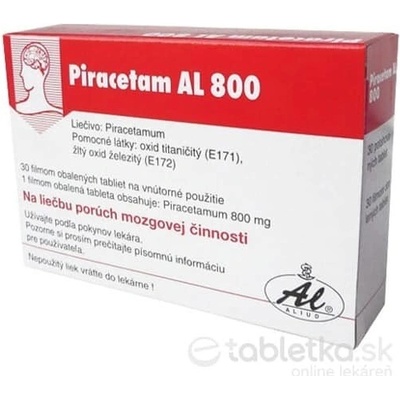 Piracetam AL 800 tbl.flm.30 x 800 mg