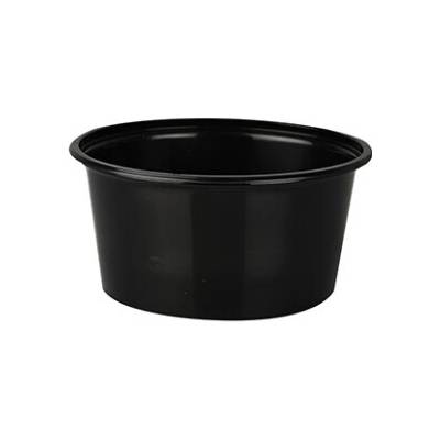 WGO_default Miska PP 350ml extra pevná, O 115 mm ČIERNA D-8115C