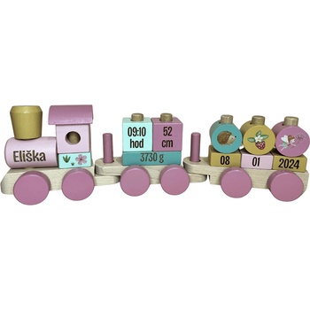 Little Dutch Drevený vláčik ježko Fairy Garden