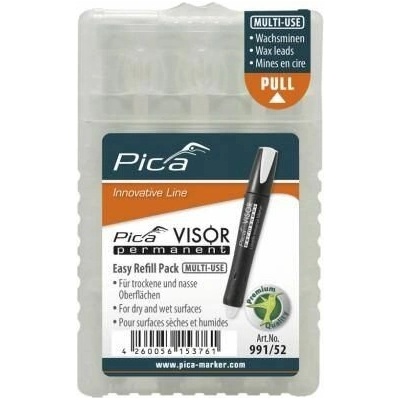 Pica tuhy náhradní pro Pica visor permanent 4 ks v balení bílé 991/52