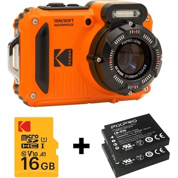 Kodak Pixpro WPZ2 Orange + 2 betteries (WPZ2OG6)