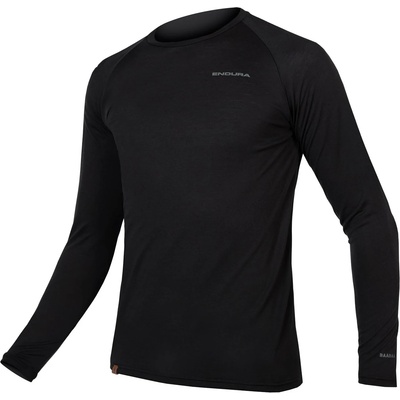Endura Мъжка спортна тениска Endura Baabaa Blend Langarm Baselayer Sport shirt - Black - размер XXL (016-6083-0215)