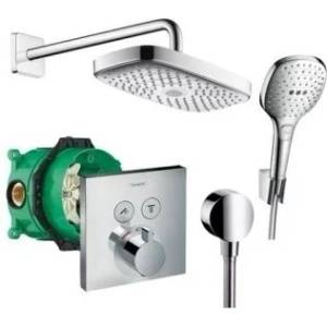 Hansgrohe Вградена душ система Hansgrohe Design Raindance Select E300, гланциран хром (27296000)