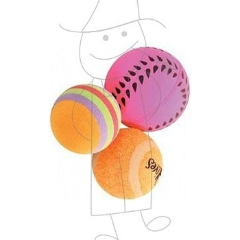 Zolux sada míčků 4cm oranžová