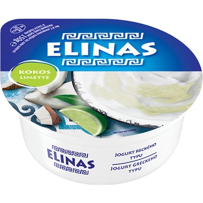 Elinas Řecký jogurt limetka a kokos 150 g