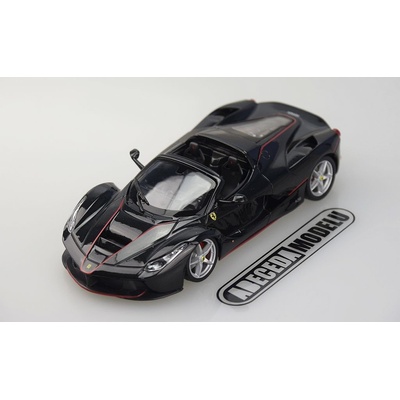Bburago LaFerrari Aperta čierna 1:24
