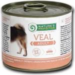 AKVATERA Nature's Protection DOG Adult Veal, консерва с телешко месо за капризни пораснали кучета, Литва - 200 гр