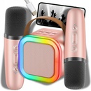 SADA PRO KARAOKE PRO DĚTI 2 MIKROFONY BEZDRÁTOVÝ REPRODUKTOR 2 X MIKROFON