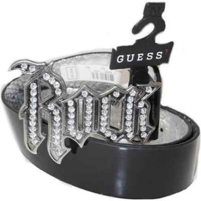 Guess dámský pásek s ozdobnou sponou Rock černý