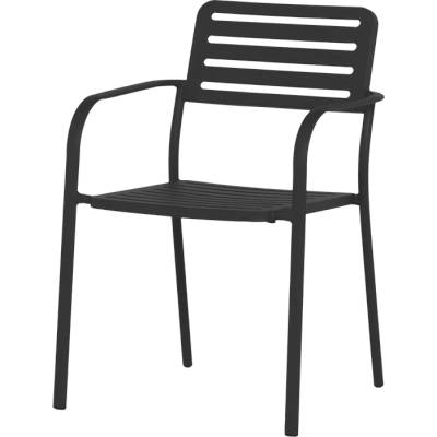 Carmen Метален градински стол wase - черен (3535125)