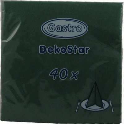 DekoStar ubrousky tmavě zelené 40ks 40x40cm – Zboží Dáma