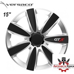 Versaco Тасове за джанти 15'' Versaco Carbon GTX - Black / Silver (56077) - avtochastikrasi