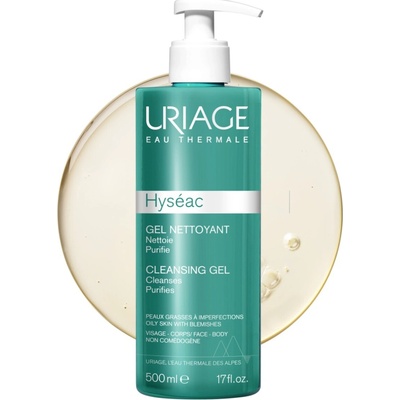 Uriage Hyséac Cleansing gél čistiaci gél 500 ml čistiaci gél