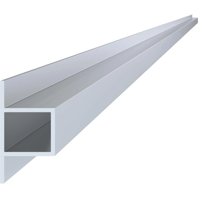 T profil dutý 40x35x75x6000 mm, materiál EN AW-6060 T66, přírodní hliník bez povrchové úpravy, cena za KUS
