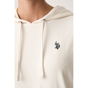 U. S. Polo Assn U. S. Polo Assn. суичър с качулка дамски с памук DHM LB (WUP1674)