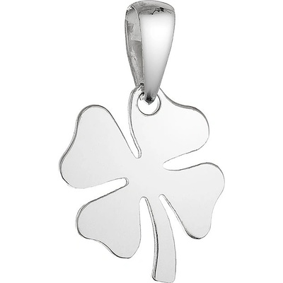 Evolution Group Stříbrný přívěsek čtyřlístek lesklý 64094