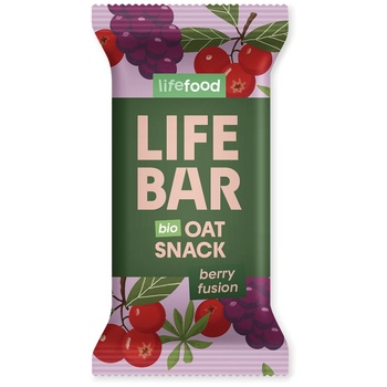 Lifefood Lifebar Oat Snack ovocný BIO 40 g Вкус: плодова