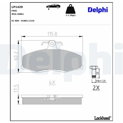 KLOCKI HAM.SKODA FELICIA/FAVORIT LP1429