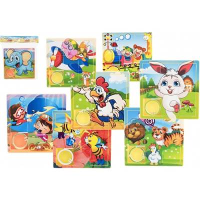 Teddies Přesouvačka hlavolam zvířátko 10 cm