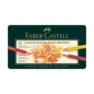Faber-Castell Цветни моливи Polychromos 12 цвята