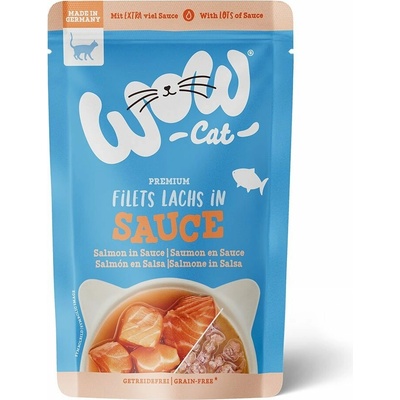 WOW CAT losos v omáčce 8 × 85 g