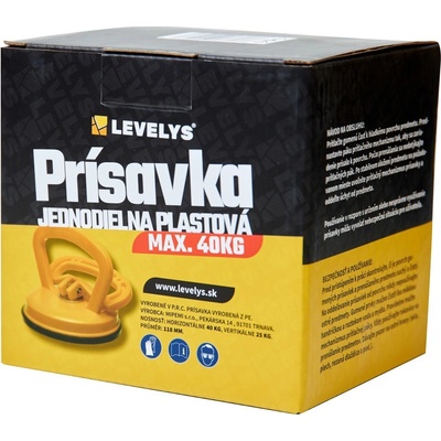 LEVELYS Prísavka jednodielna plastová do 40kg