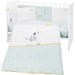 KikkaBoo Бебешки спален комплект 6 части 60/120 Stripy Friends (41101060137) - bobybaby