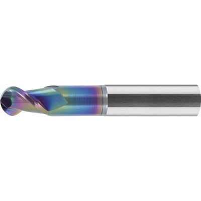 Rádiusová fréza VHM 4,0mm Z2 krátká HA TA-C FORMAT GT