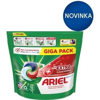 Ariel +Extra clean kapsule 60 PD