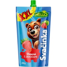 Hello XXL ovocná desiata vrecko jahoda 200 g