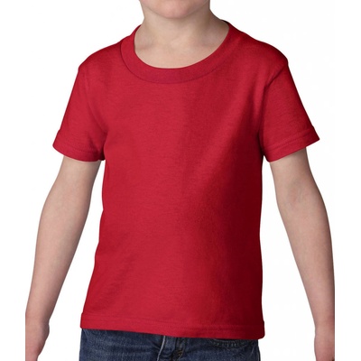 Gildan detské tričko Heavy Cotton červená
