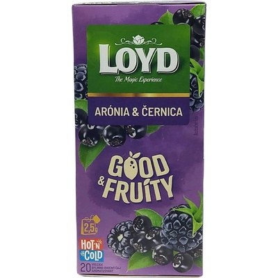 LOYD Good & Fruit aronia & ostružina 20 x 2,5 g