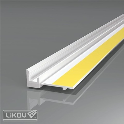 LIKOV Okenní lišta začišťovací 6mm se sníženou hranou PS-VHR omítka 6mm, délka 2,4m