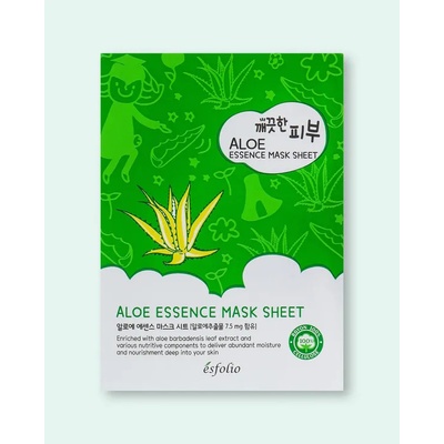 Esfolio Pure Skin Aloe Essence Mask Sheet Textilní maska s aloe vera 25 ml