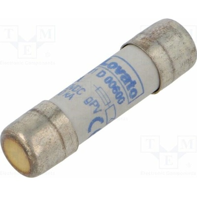 LOVATO ELECTRIC FE01D00600 Pojistka: tavná; 10x38mm; 6A; 1kVDC; gPV