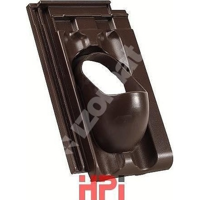 HPI Plastová prostupová taška pro krytinu Tondach Francouzská 14 Brněnka 14 průměr průchodu 100 mm červená 1 ks