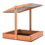 Bestent Пясъчник 120 см с импрегниран покрив + агротекстил Grey SLIM (PS120DASZEKSLIM)