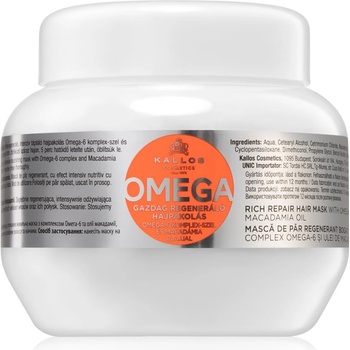 Kallos KJMN Professional Omega подхранваща маска за коса с омега 6 комплекс и масло от макадамия 275ml