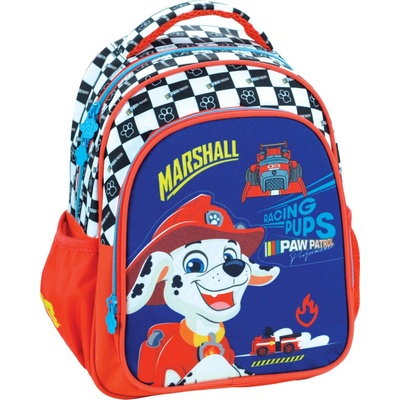 GIM S.A. Dětský batoh TLAPKOVÁ PATROLA Marshall Racing červený 31 cm