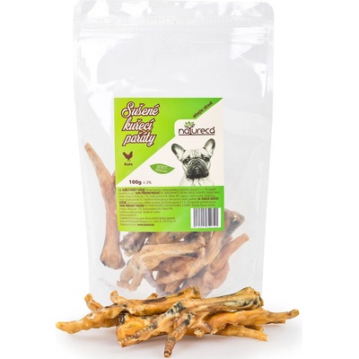NATURECA Pochúťka Sušené kuracie pazúriky 100 g
