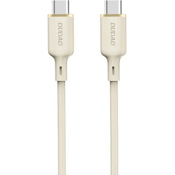 Dudao Кабел Dudao L7SCC1M, USB-C към USB-C, 100W, 1m, бял (KXG0079922)