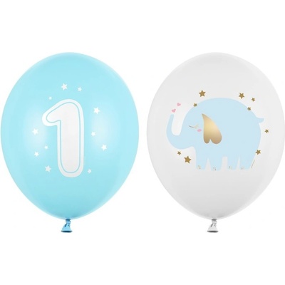 Party Deco Латексови Балони - Една Годинка, 30см - (1 пакет / 2 бр. )