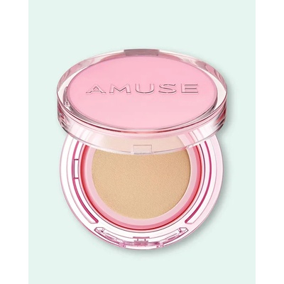 Amuse Dew Power Vegan Cushion 02 Healthy Rozjasňujúci make-up v hubke 15 g