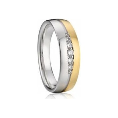 7AE AN1042 Dámský snubní ocelový prsten