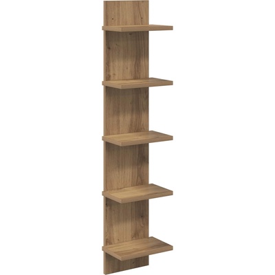 vidaXL Стенен рафт Дъб артизан 22 x 15 x 100 см Инженерна дървесина (8012434)