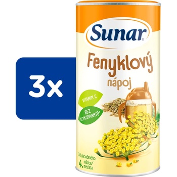 Sunar rozpustný nápoj fenyklový 3 x 200g