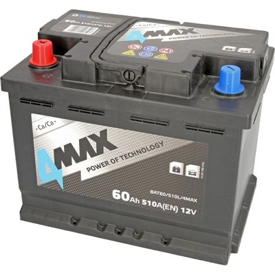 4MAX 60Ah 510A left+