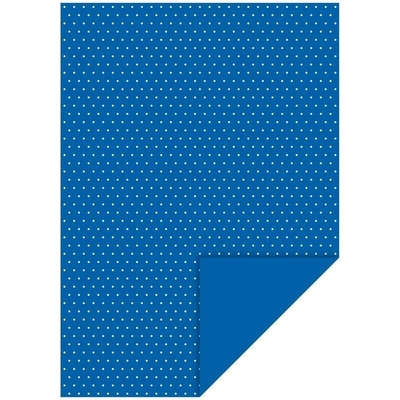 Happy paper A4, 200g/m2 - puntíkatý modrý