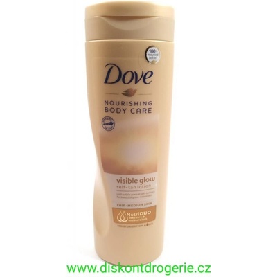 Dove Summer Glow Light tónovací tělové mléko 400 ml